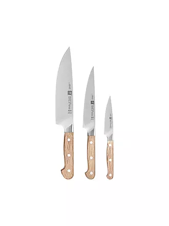 ZWILLING | Set de couteaux 3 pièces PRO WOOD Chêne vert | 